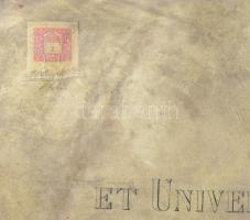 1908 Ferenc József tudományegyetem jogi diploma pergamenen, koszos