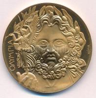~1996. Az 1896-os Olimpiai díjérem modern aranyozott bronz replikája "KÓPIA" jelzéssel (42...