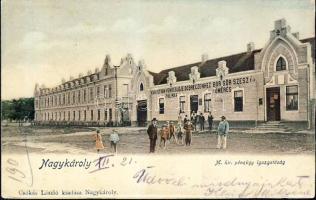 Nagykároly with office of financial administration and the beer-house of István Kun