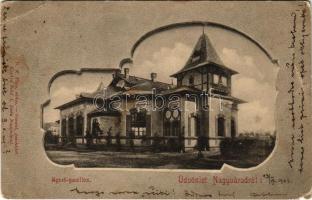 1903 Nagyvárad, Oradea; Sport pavilon. Sebő I. Imre kiadása / Sport pavilion. Art Nouveau (kis szakadás / small tear)