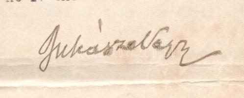 1919 március 17. A Károlyi-kormány igazságügyminisztere által kiállított okirat Juhász Nagy Sándor i...