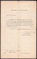 1919 március 17. A Károlyi-kormány igazságügyminisztere által kiállított okirat Juhász Nagy Sándor i...