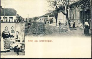 Németbogsán (Boksánbánya) with the shop of Szabonary and folkwear