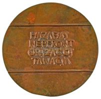 ~1970. "Kiváló társadalmi munkáért / Hazafias Népfront Országos Tanácsa" kétoldalas, öntöt...