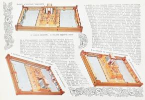 Jeruzsálem térképe Jézus Krisztus urunk megtestesülésének idején, M=1:4000, 58,5x41,5 cm + A heródes...