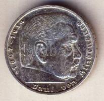 Német 3. Birodalom 1936G 5M Ag "Hindenburg" T:3 ph