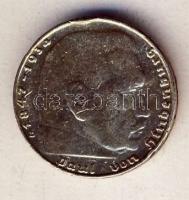 Német 3. Birodalom 1937D 2M Ag "Hindenburg" T:3 ph