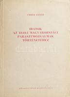 Ember Győző: Iratok az 1848-i magyarországi parasztmozgalmak történetéhez. Összeállította: - -. Bp., 1951., Közoktatásügyi Kiadóvállalat, 280 p. + 1 (térkép melléklet) t. Kiadói papírkötésben, az utolsó lapon szakadással.