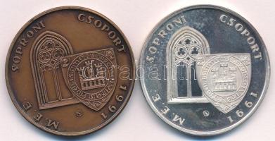 Renner Kálmán (1927-1994) 1991. "Gróf Széchenyi István / MÉE Soproni Csoport 1991" Ag és b...