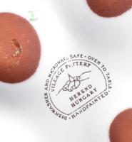 Herend Hungary mázas kerámia tyúk alakos tojáskínáló, jelzett, kis kopással, 23x22 cm