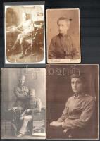 cca 1914-18 11 db I világháborús katonai fotó, fotólap