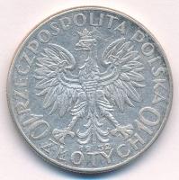 Lengyelország 1932. 10Zl Ag "Hedvig" Varsó T:VF patina
Poland 1932. 10 Zlotych Ag "J...
