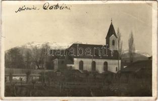 1932 Zernest, Zernyest, Zarnesti; Biserica catolica / Római katolikus templom / Catholic church. Atelier Fotoblitz photo (EK)