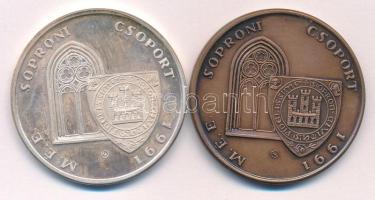 Renner Kálmán (1927-1994) 1991. "Gróf Széchenyi István / MÉE Soproni Csoport 1991" Ag és b...