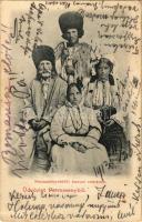 1913 Petrozsény, Petrosani; Petrozsény vidéki havasi románok. Joanovits és Sternád kiadása / Romanian Vlach folklore from Transylvania (EK)