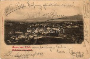 Orlát, Winsberg, Orlat (Szeben, Sibiu); látkép. Lichdtruck v. Jos. Drotleff / general view (EB)