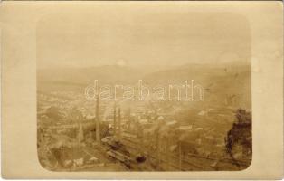 Resicabánya, Resicza, Recita, Resita; látkép, vasgyár / general view, iron factory. photo (fl)