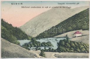 1928 Kudzsir, Kudsir, Cugir; Vasgyári vízvezetéki gát / Stavilorul conductului de apa al uzinelor de fier Cugir / aqueduct dam of the iron works