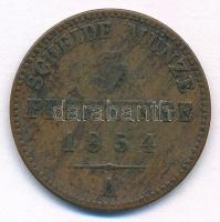 Német Államok / Poroszország 1854A 3pf Cu "IV. Frigyes Vilmos" T:F German States / Prussia 1854A 3 Pfenninge Cu "Friedrich Wilhelm IV" C:F Krause KM#453