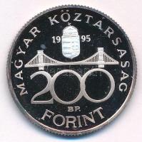 1995. 200Ft "Deák" T:AU (PP) patina, kis karc, fo.
Adamo F13.1
