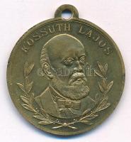DN "Kossuth Lajos / Szabadság, Egyenlőség, Testvériség 1848" kétoldalas bronz emlékérem fü...