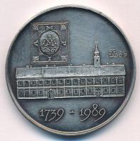 Lebó Ferenc (1960-) 1989. "250 éves a mosonmagyaróvári Kossuth Lajos Gimnázium" ezüstpatin...