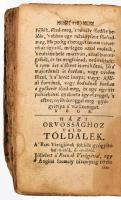 [Juhász Máté (1696-1776)]: Házi különös orvosságok, mellyek az orvosok nélkül szükölködö betegeskedö...