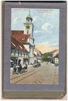Brassó, Kronstadt, Brasov; leporellófüzet 12 képeslappal. Dombornyomott címeres borító. Zeidner H. k...
