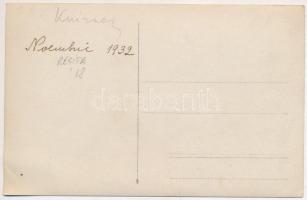 1932 Resicabánya, Resita; vasgyári hivatalnokok / iron works' officers. photo