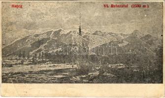 1927 Hátszeg, Hateg; Varful Retezatul / Retyezát / mountain (vágott / cut)