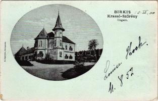 1900 Marosberkes, Birkis, Birchis; Mocsónyi-kastély. B. Angerstein / castle (EK)