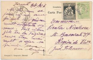 1926 Zernest, Zernyest, Zarnesti; Valea raului / völgy télen. Fotograf V. Gregorsch / valley in wint...