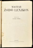 Magyar Zsidó Lexikon. Szerk.: Ujvári Péter. Bp., 1929, Magyar Zsidó Lexikon,(Pallas-ny.), 16+1028 p....