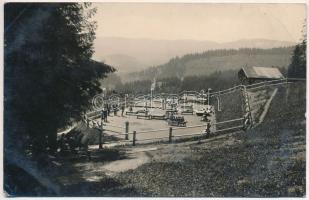 1937 Borszék, Borsec; napfürdő / sunbathing. photo (EB)