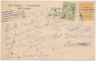 1923 Tusnádfürdő, Baile Tusnad; vasút. Andrásofszky kiadása / railway track (EK)