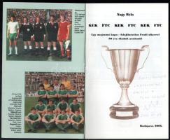 Nagy Béla: KEK emlékkönyv. Egy megszűnt kupa - felejthetetlen Fradi sikerrel. Bp., 2005, Magyar Spor...
