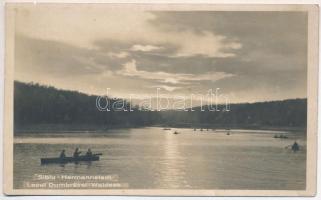 Nagyszeben, Hermannstadt, Sibiu; Lacul Dumbravei. G. Hedu / Waldsee / tó / lake