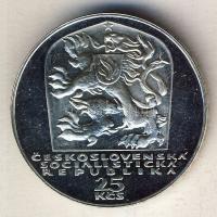 Csehszlovákia 1969. 25K Ag "Szlovák felkelés" T:1