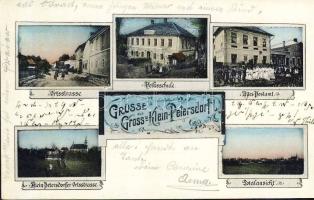 Péterfalva with post office and school