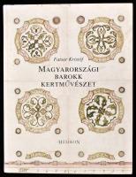 Fatsar Kristóf: Magyarországi barokk kertművészet. Bp., 2008., Helikon. Gazdag fekete-fehér szövegközti képanyaggal illusztrált. Kiadói kartonált papírkötésben.