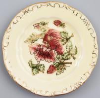 Zsolnay Exclusiv ginkgo biloba mintás ékszeres tálka, eredeti dobozában, jelzett, hibátlan, d: 8,5 c...