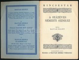 A Magyar Szemle Kincsestára 51., 55., 61. A százéves Nemzeti Színház, A zenei formák története, A ma...