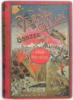 Verne Gyula: A bégum ötszáz milliója; A Bounty lázadói. Bp., 1916, Franklin. Kiadói festett egészvászon kötés, sérült előzéklap, ragasztott, foltos lapok, kopottas állapotban.