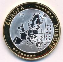 ~2002. "Emlékérem az euróövezet országainak közös valutájáról - Ausztria" aranyozott, ezüs...