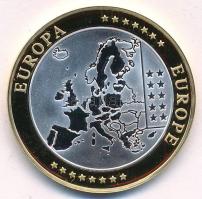 ~2002. "Emlékérem az euróövezet országainak közös valutájáról - Monaco" aranyozott, ezüstö...