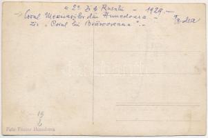 1929 Vajdahunyad, Hunedoara; Corul lui Brancoveanu / Dalegylet csoportképe / choir. Foto Fitzner pho...