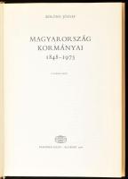 Bölöny József: Magyarország kormányai 1948-1975. Bp., 1978, Akadémiai Kiadó. Benne az Antall József ...
