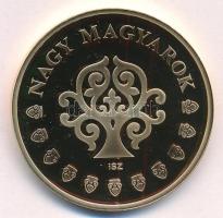 ifj. Szlávics László (1959-) 2011. "Nagy Magyarok / Szent István" aranyozott Cu emlékérem ...
