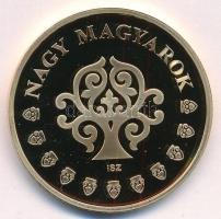 ifj. Szlávics László (1959-) 2012. "Nagy Magyarok / Munkácsy Mihály" aranyozott Cu emlékér...