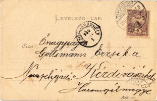 1900 Brassó, Kronstadt, Brasov; Salamon szikla. Julius Müller utóda Tartler & Schreiber kiadása ...
